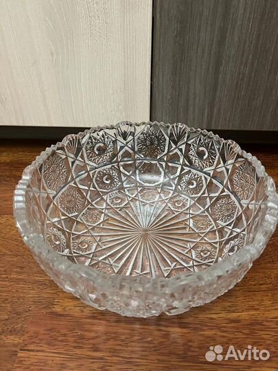Салатница хрустальная СССР