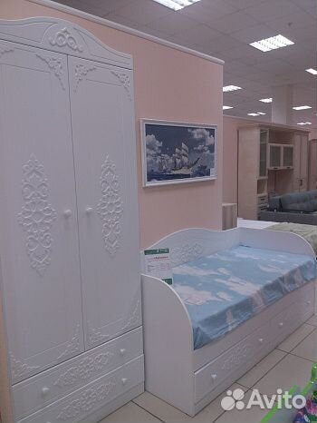 Детский гарнитур для девочки белый