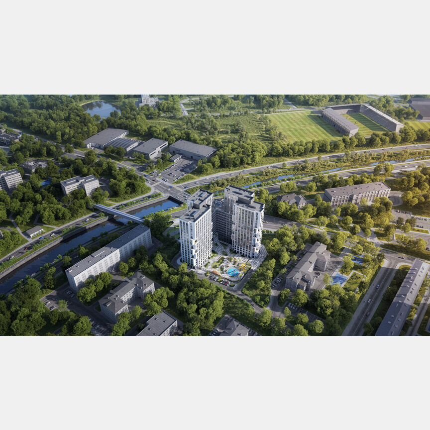 2-к. апартаменты, 40,4 м², 15/20 эт.