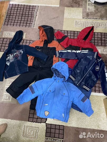 Одежда и обувь для мальчика 3-5 лет