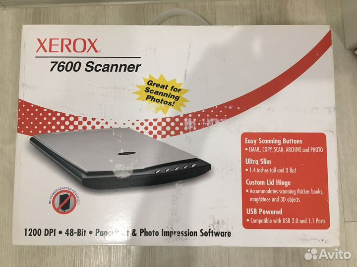 Сканер xerox 7600