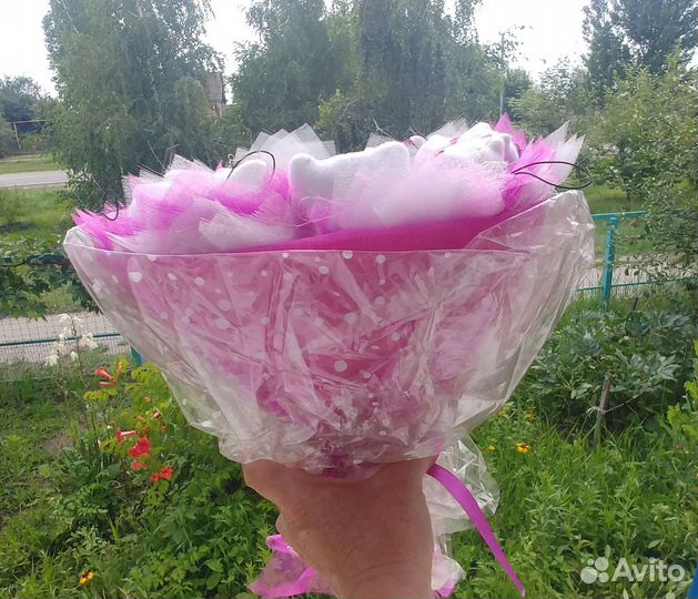 Букет с милыми котями