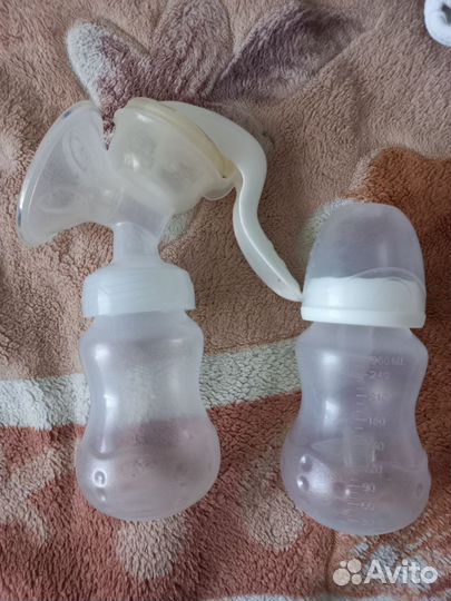 Молокоотсос ручной +бутылочки