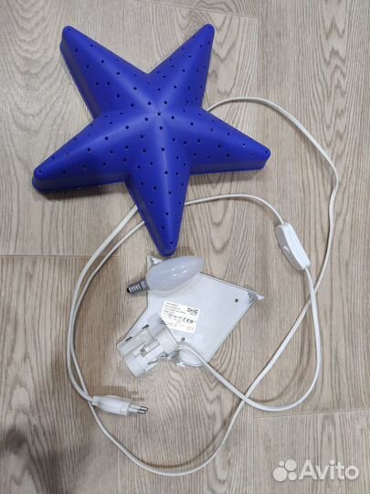 Ночник детский IKEA Смила Звезда