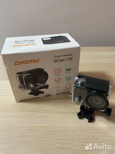 Экшен камера Digma DiCam 170