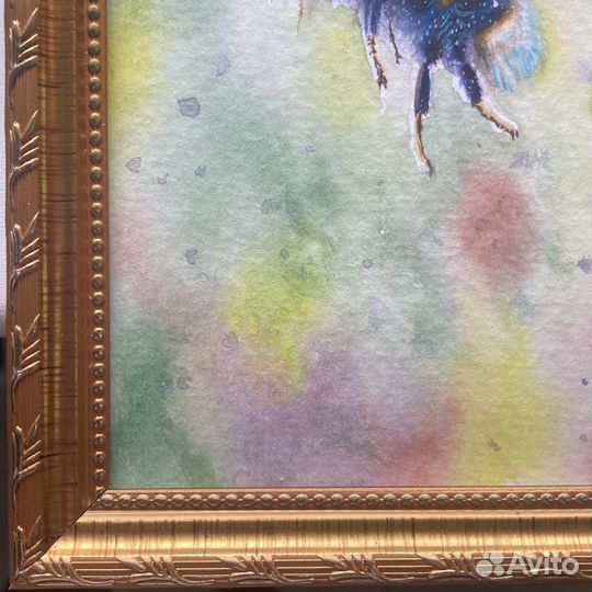 Картина акварель в раме