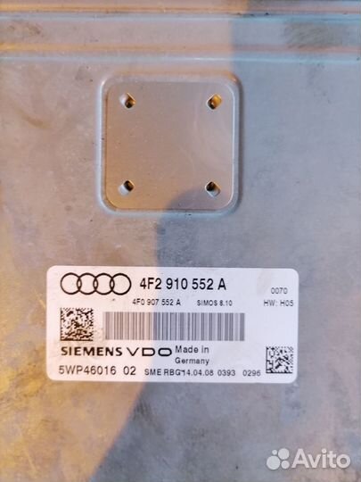 Блок управления двигателем BDX 4F2910552A Audi A6