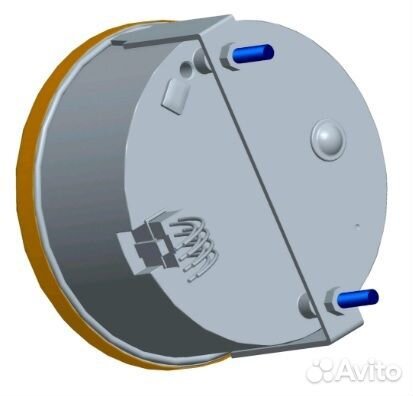 Тахометр со счетчиком моточасов черный катер лодку