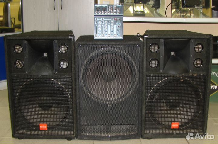 Колонки активные Сабвуфер 1500W EVM D15