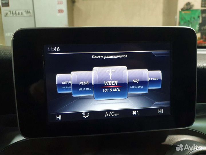 Штатный монитор Мерседес GLC X253