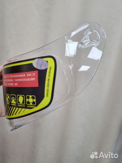 Визор прозрачный на шлем Jiekai