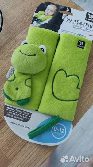 Накладки на ремни Benbat лягушка, от 0 до 12 мес