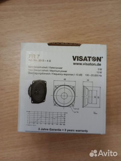 Динамик широкополосный Visaton FR 7/4