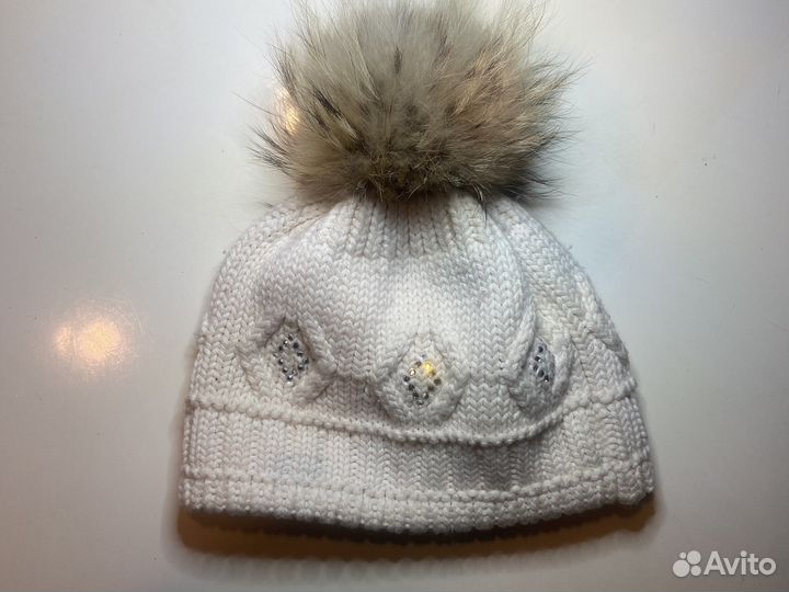 Шапка детская для девочки зимняя