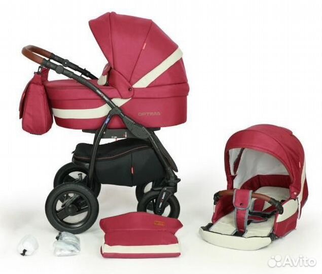 Коляска 2в1 Verdi Optima Black Line