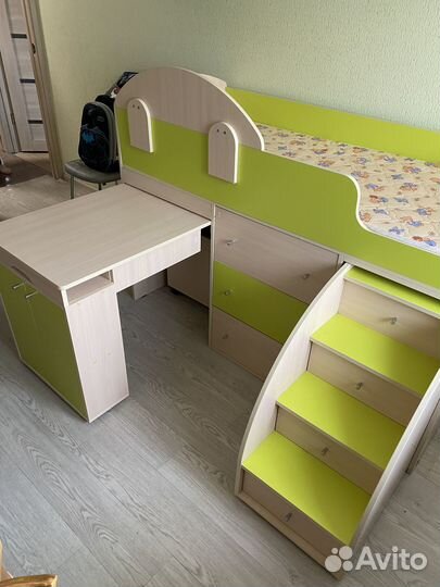 Кровать чердак «Малыш 1800»