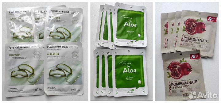 Тканевая маска для лица, Корея