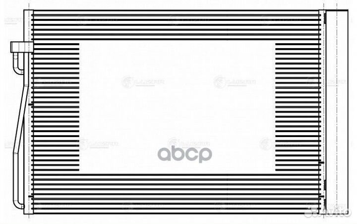 Конденсер BMW 5(E60/61) 03- 2.5/3.0 lrac26109