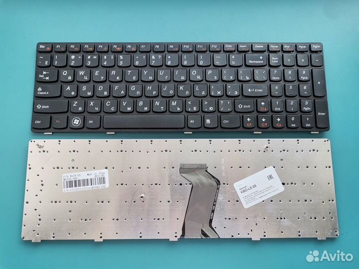 Клавиатура для ноутбука lenovo b570 b575 b580 b590