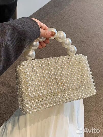 Клатч, сумка из бусин ручной работы