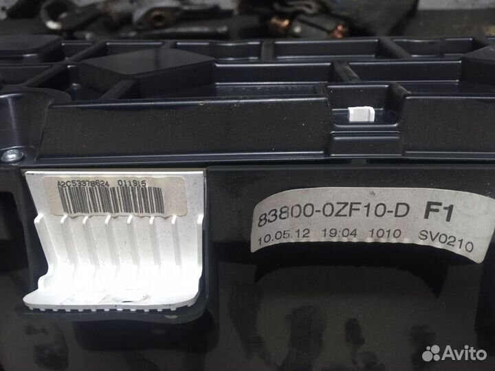 Щиток приборов toyota corolla e150