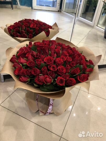 Букет кенийских роз