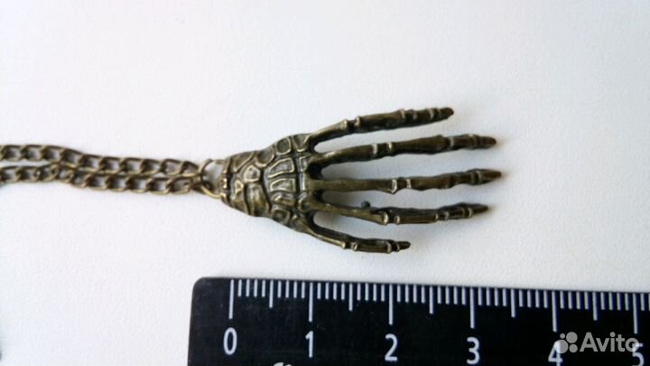 Кулон подвеска скелет