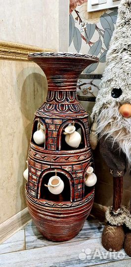 Ваза напольная керамическая