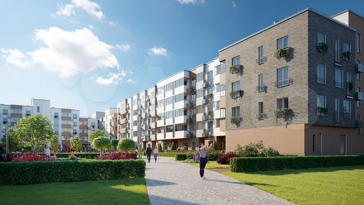 2-к. квартира, 47,3 м², 4/5 эт.