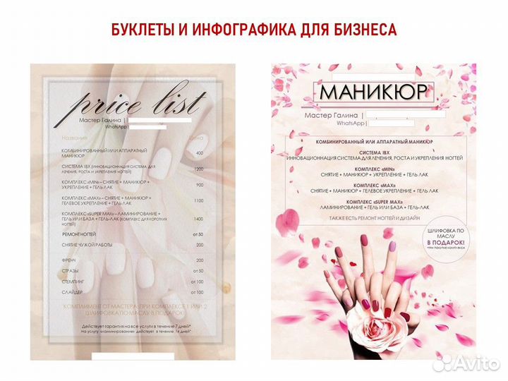 Создание презентаций, буклетов, инфографики