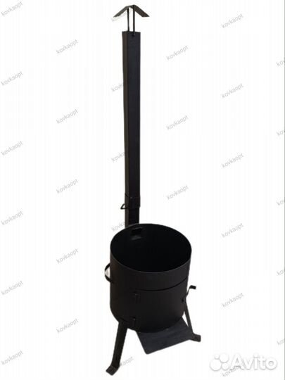 Печь под казан 12 литров *(с трубой)и дверцой