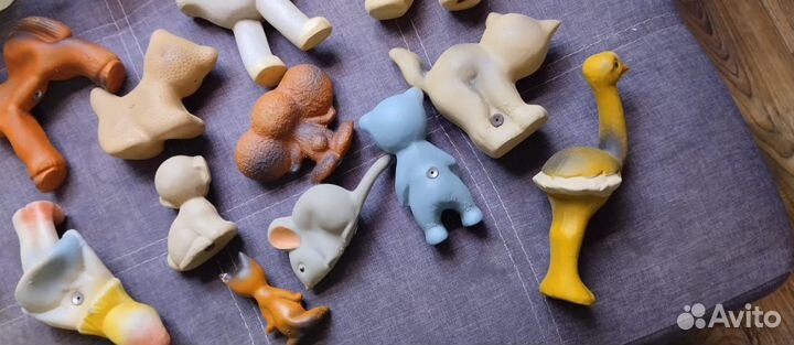 Резиновые игрушки СССР красный треугольник