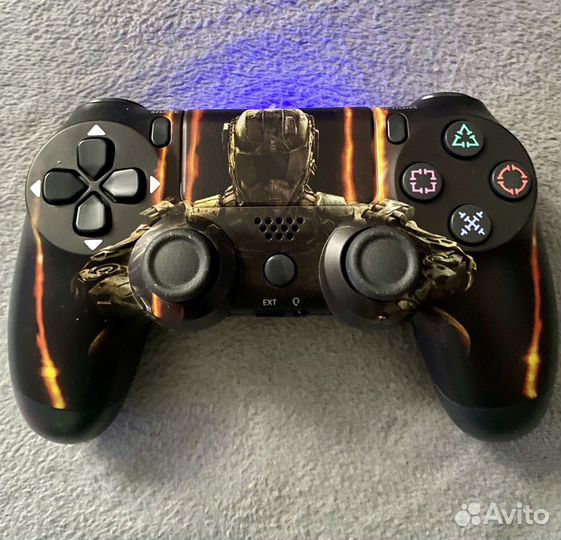 Геймпад DualShock 4 v2 ps4+накладки на стики