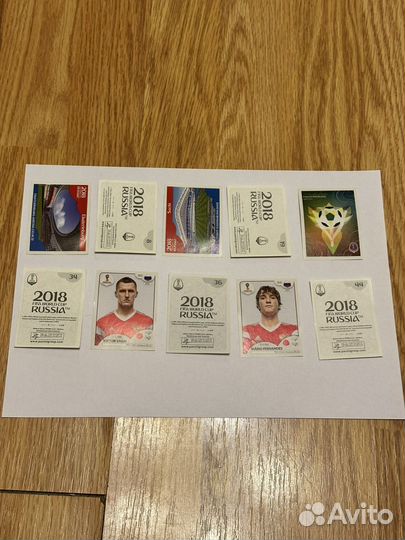 Наклейки Panini Fifa World Cup Russia 2018