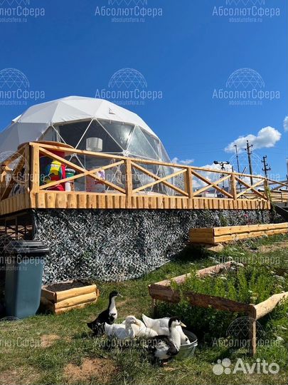 Геокупол D7 сфера для глэмпинга