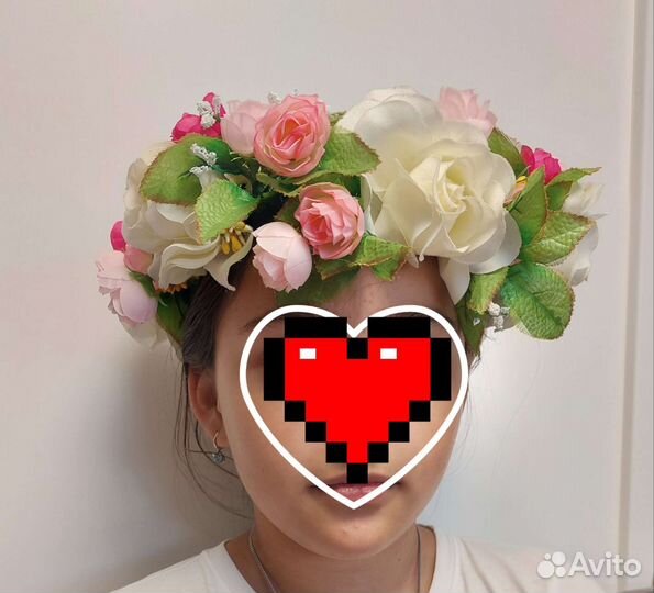 Венок на голову из цветов