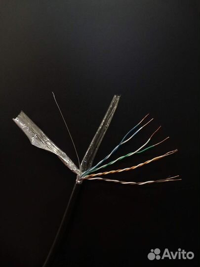 Витая пара уличная FTP 0,52 медная, 305 м, Полимет