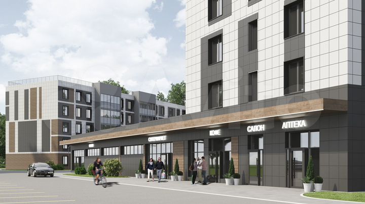 3-к. квартира, 62,6 м², 1/5 эт.