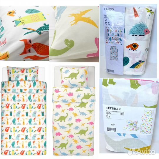 Постельное белье Икеа Люктэсмин Наттэсмин