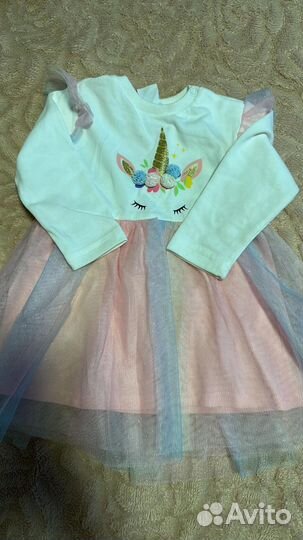 Платье для девочки 80-86-92