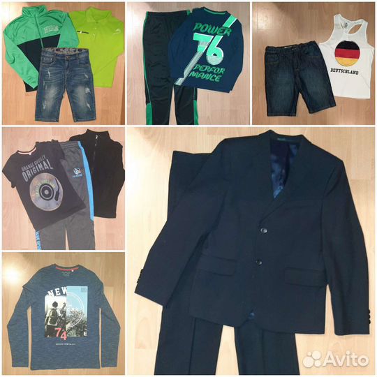 Джинсы,рубашки,костюмы,шорты,футб-ки,жилет,пижамы