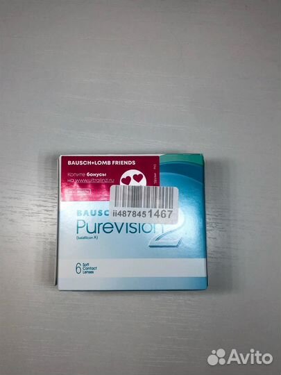 Линзы контактные