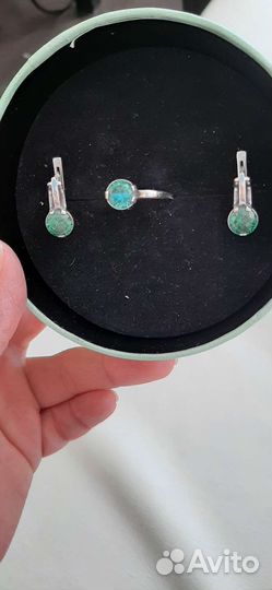 Серьги серебро