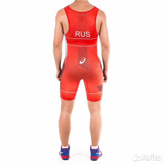 Трико борцовское asics Russia Wrestling Singlet