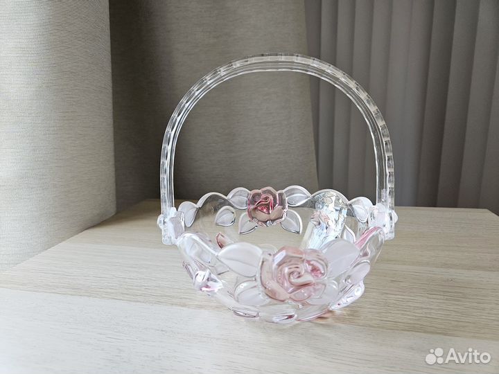 Ваза корзинка конфетница Walther Glas