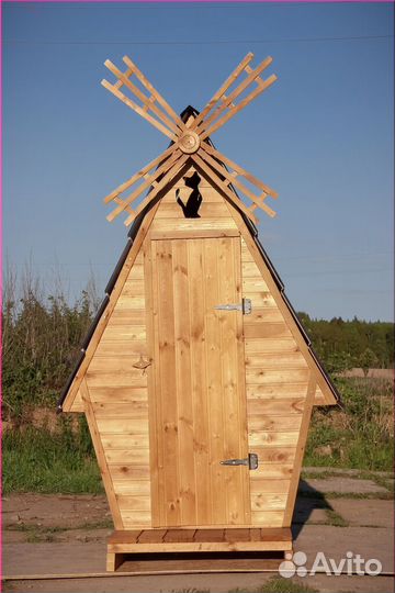 Дачный туалет с установкой