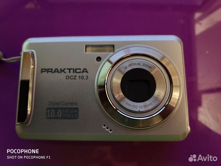 Praktica DCZ 10.3 фотоаппарат+ чехол+ карта памяти