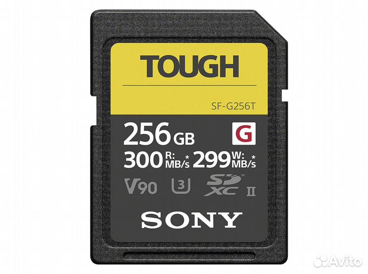 Карта памяти Sony sdxc 256GB UHS-II U3 (300/299)