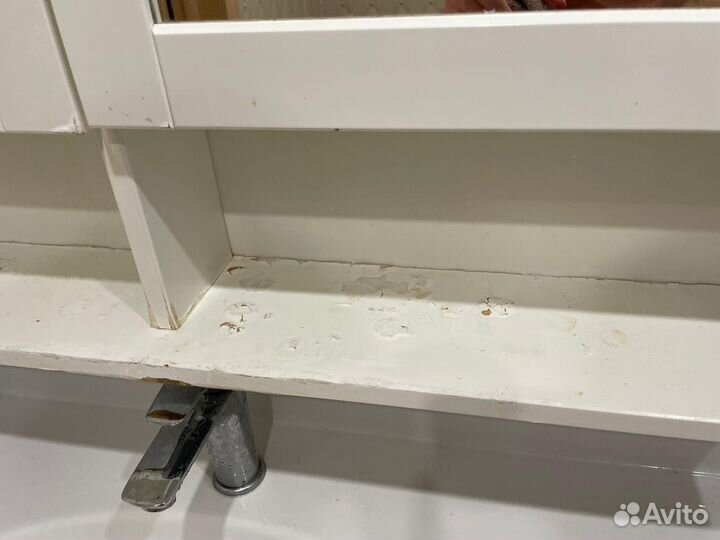Шкаф с зеркалом в ванную IKEA