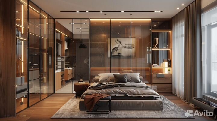 Стеклянные перегородки